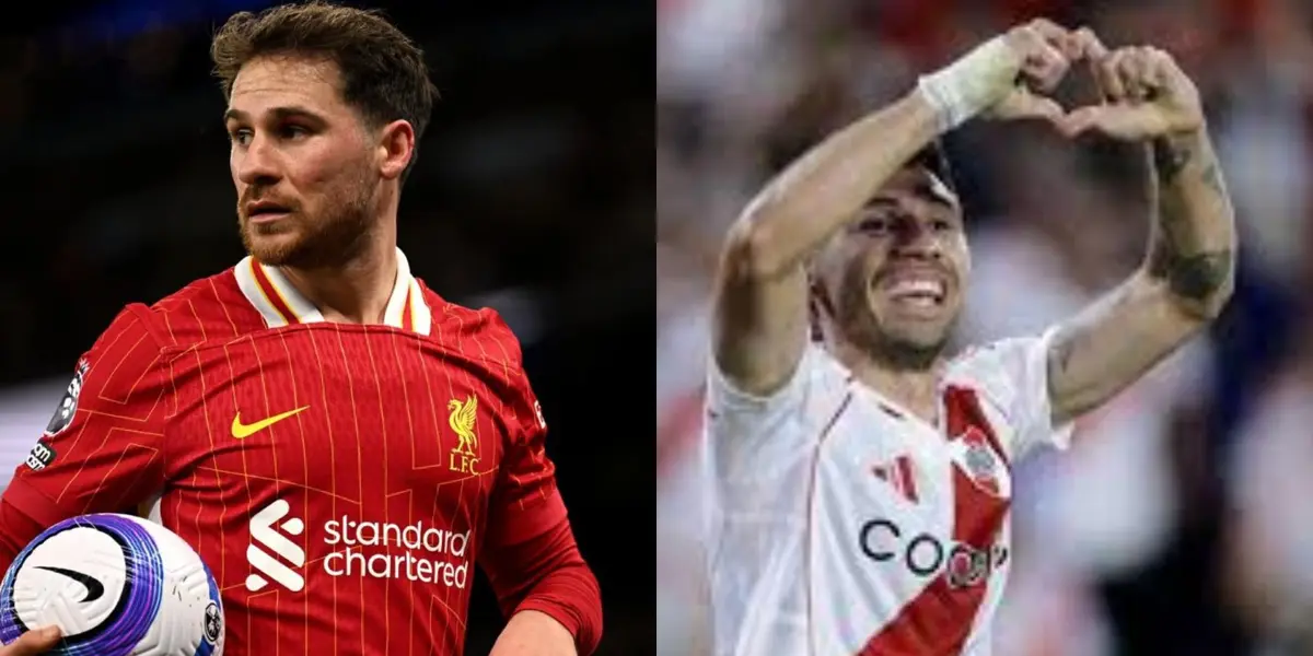 Alexis Mac Allisiter y Gonzalo Montiel.