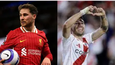 Alexis Mac Allisiter y Gonzalo Montiel.