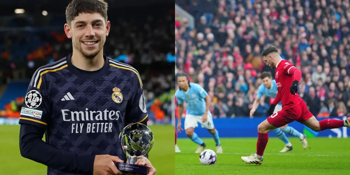 Alexis Mac Allister pateando un penal contra Manchester City