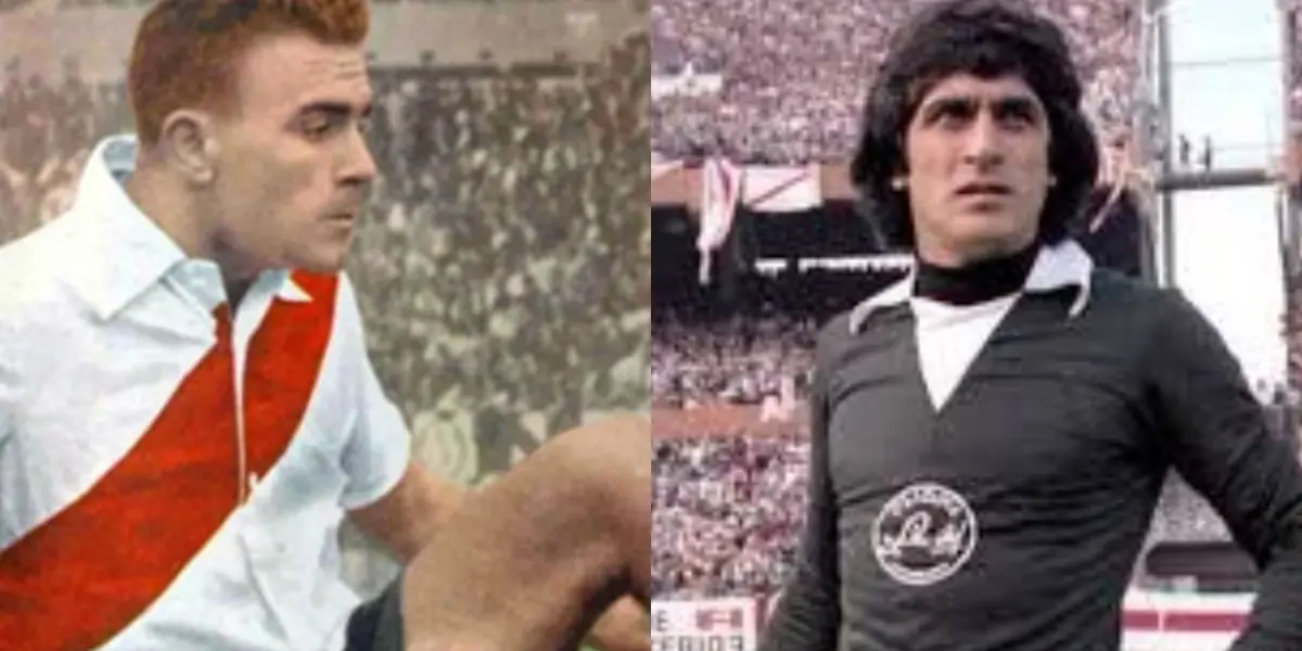 Alfredo Di Stéfano y Ubaldo Fillol.