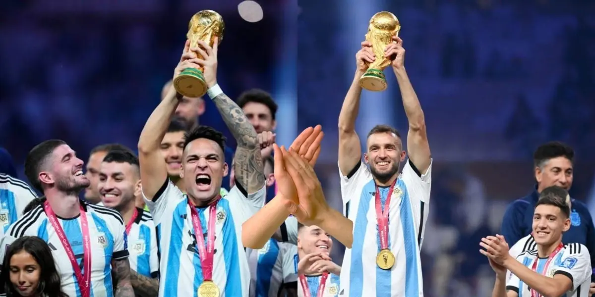 Ambos jugadores, consagrados en Qatar 2022 con la Selección Argentina, tuvieron una acción loable.