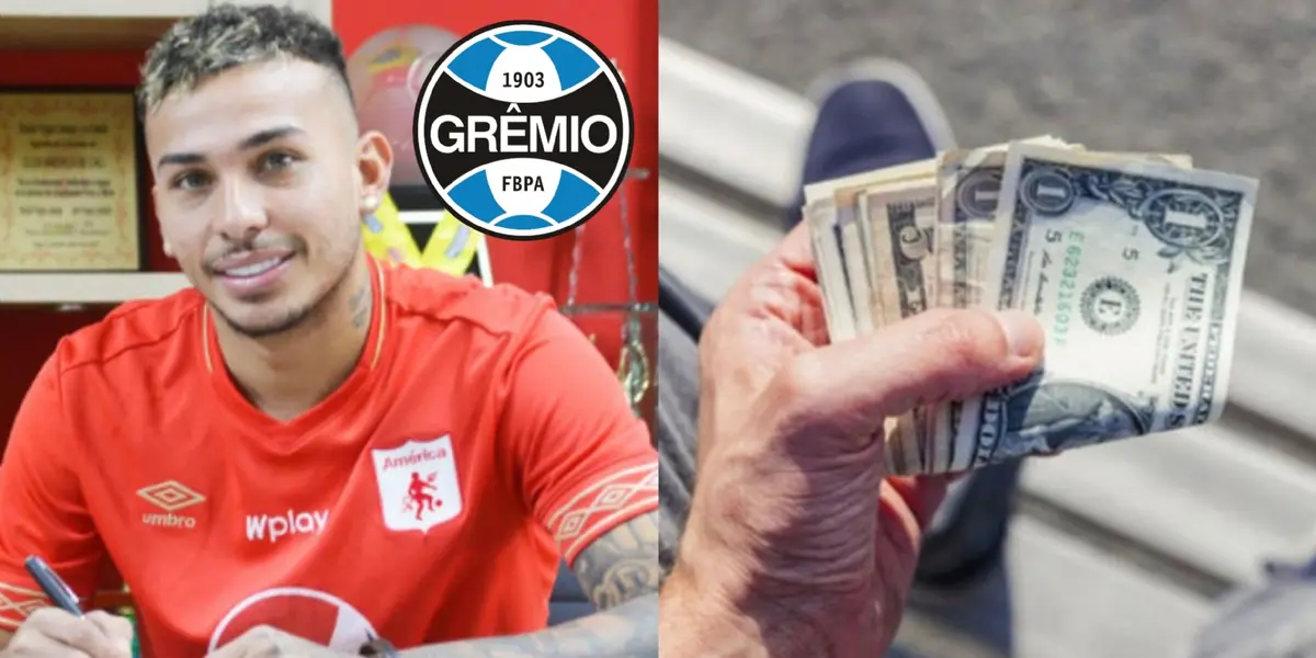 América de Cali se plantea la salida de Duván Vergara pero la cifra se esperaba que fuera más alta. Mira cuánto dinero pretende dar Gremio