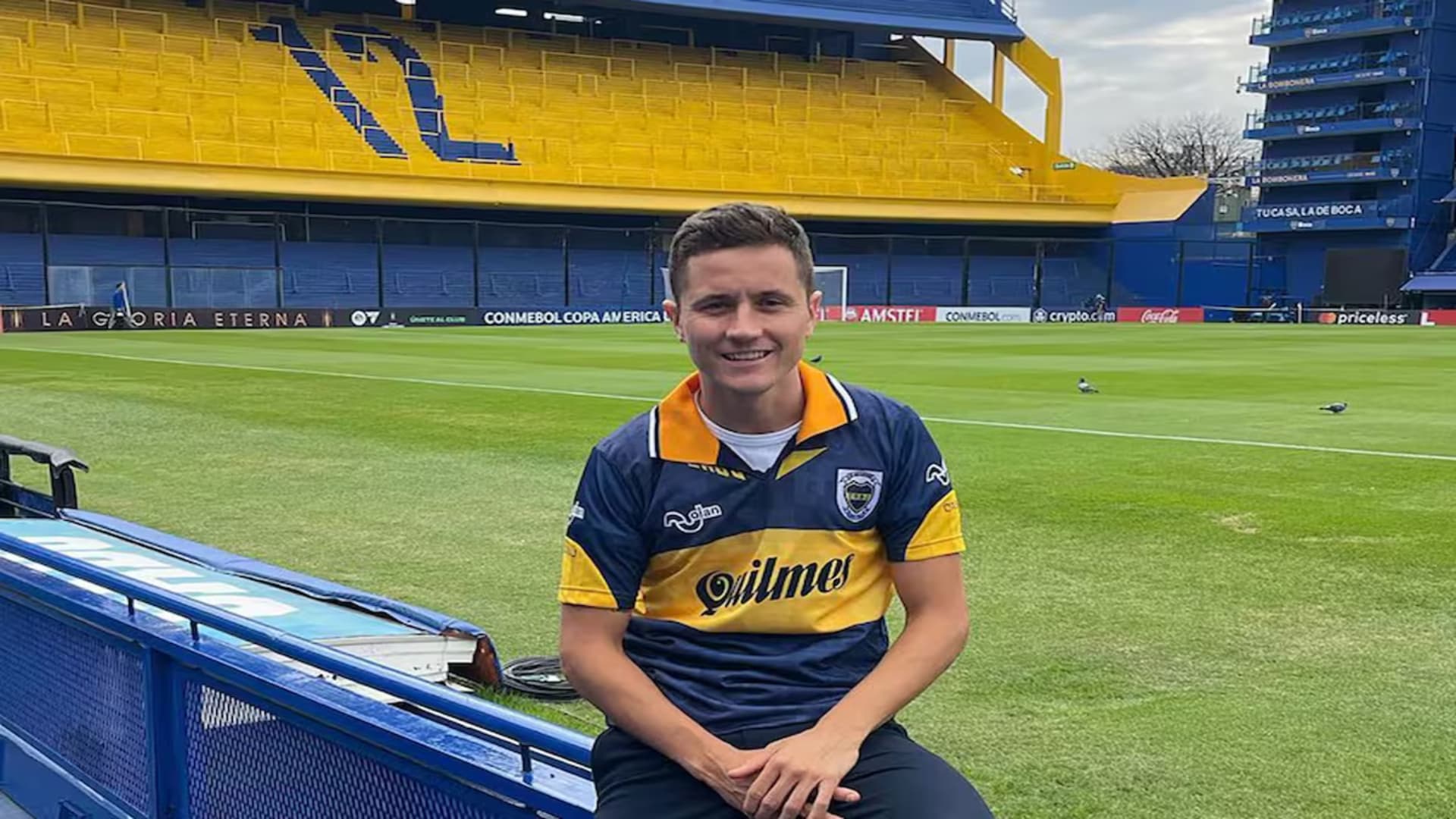 Ander Herrera en la Bombonera