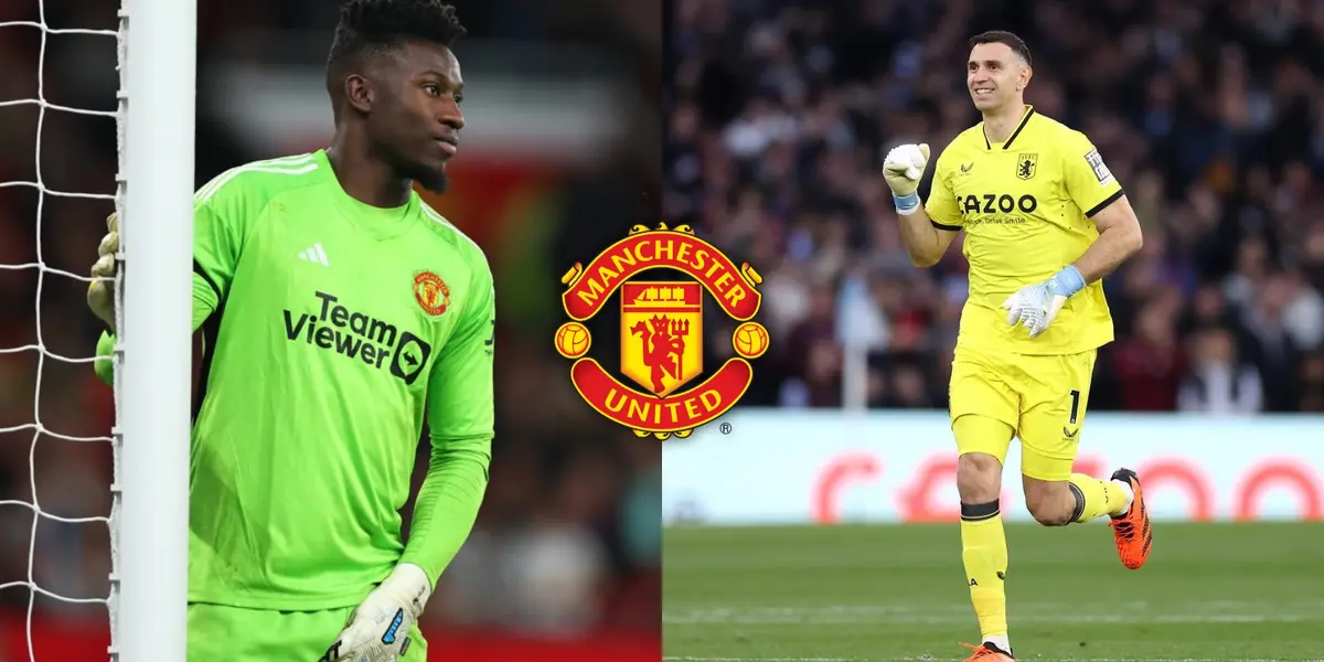 André Onana y Dibu Martínez, Manchester United podría reunir a los dos porteros.