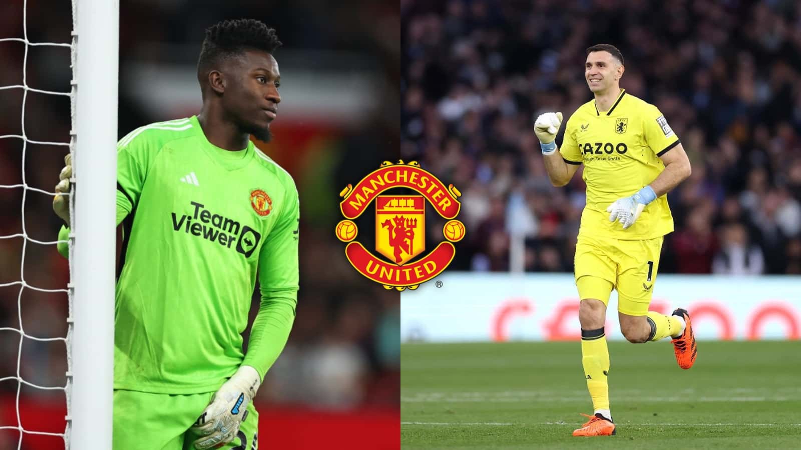 André Onana y Dibu Martínez, Manchester United podría reunir a los dos porteros.
