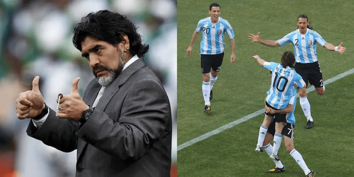 Ángel Di María contó la anécdota de cómo fue concentrar en Sudáfrica con el Diego como DT