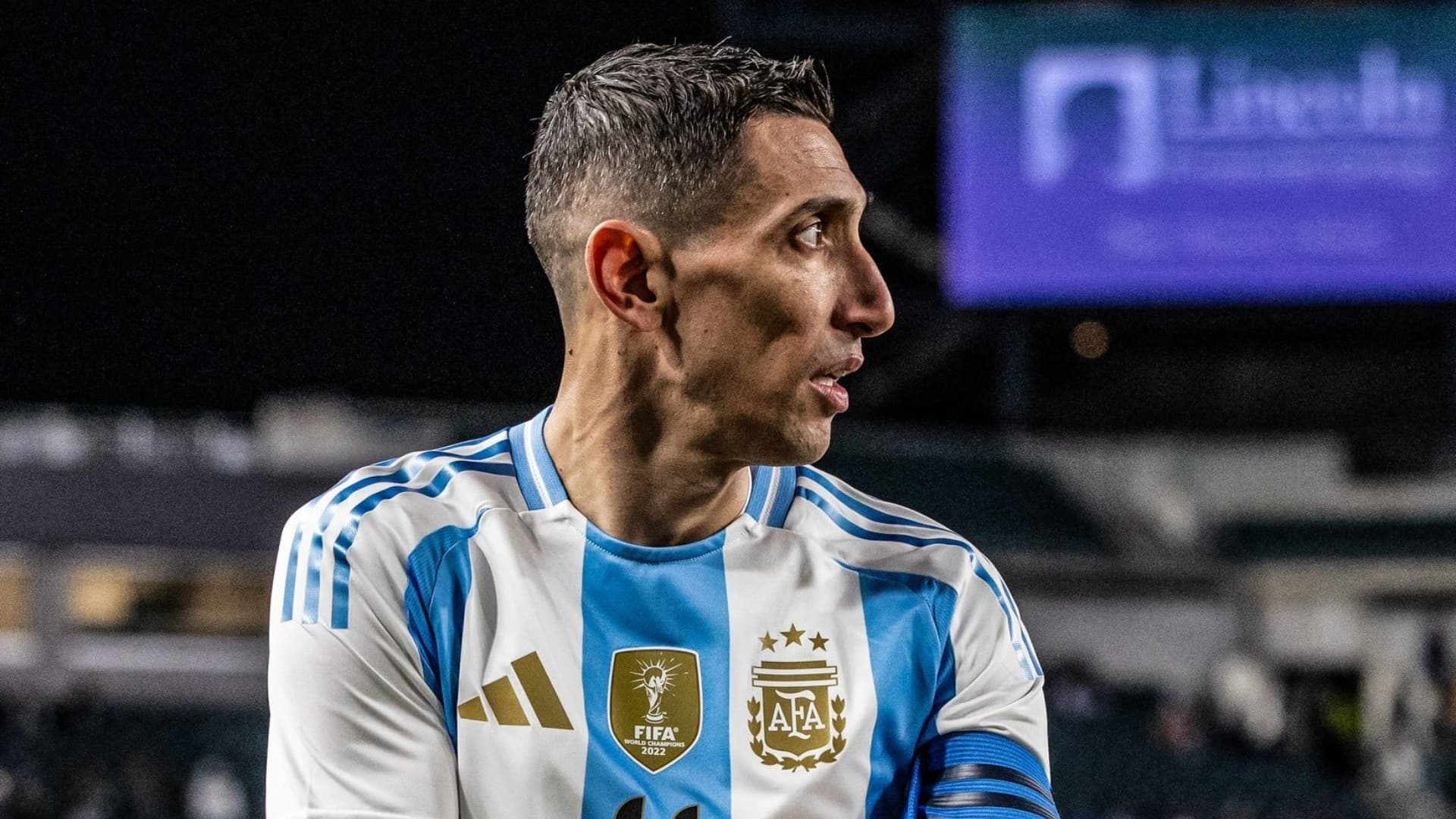 Ángel Di María enfocado en la Selección Argentina
