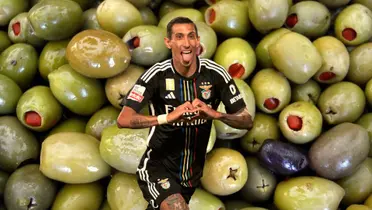 Ángel Di María festeja un gol