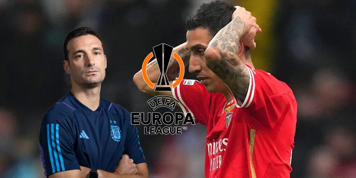 Ángel Di María se lamenta tras su penal fallado con Benfica