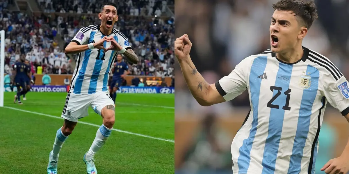 Ángel Di María y Paulo Dybala.