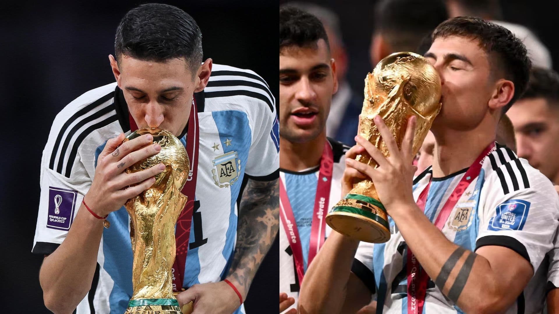 Ángel Di María y Paulo Dybala.
