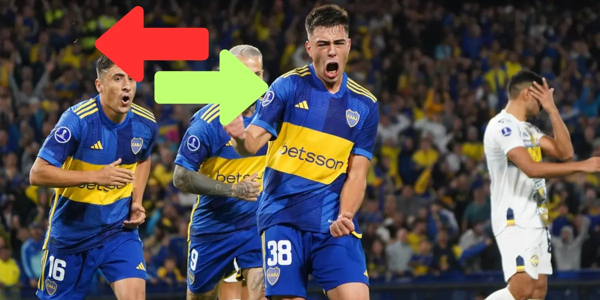 Anselmino junto al símbolo de la transferencia.