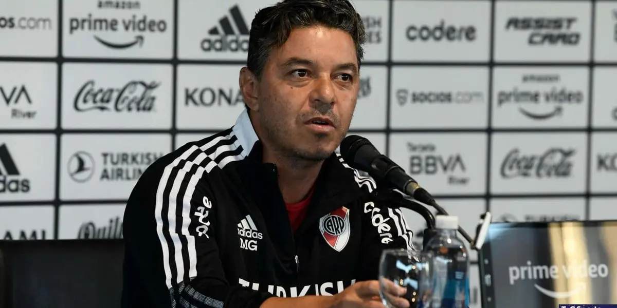 Ante la salida de Julián Álvarez, el Muñeco aseguró que traerán a un futbolistas de nivel para la próxima temporada. 