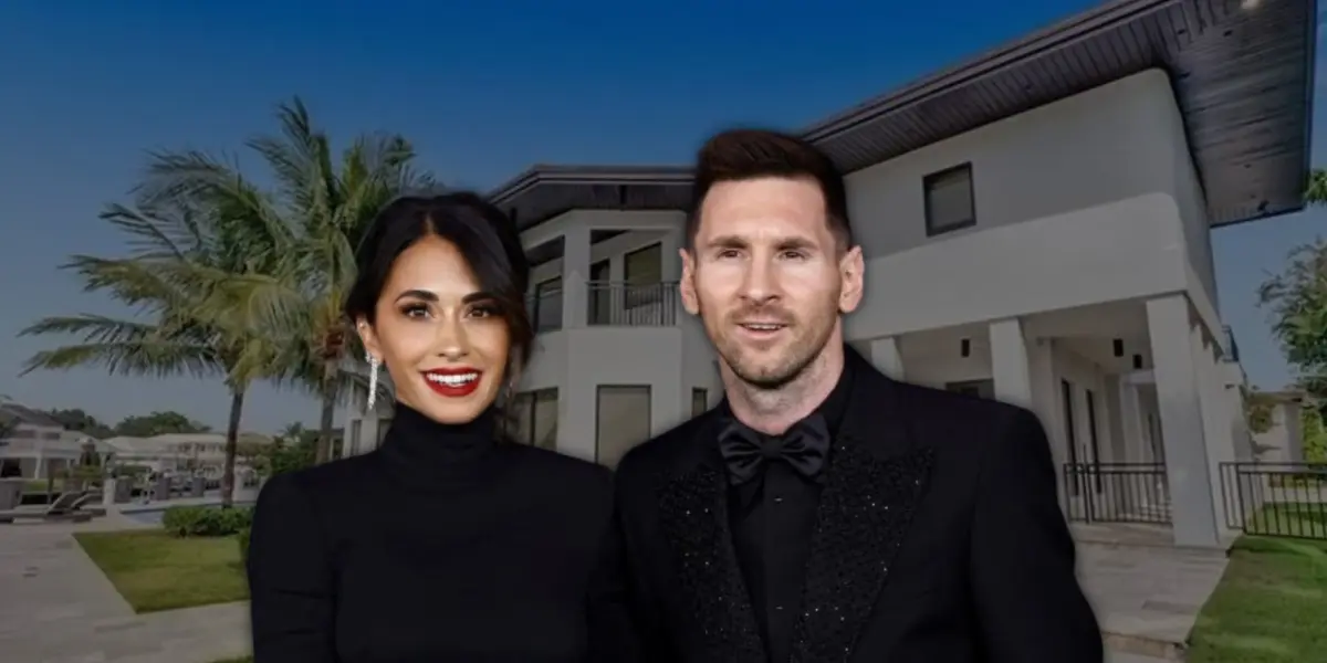 Antonela Roccuzzo y Lionel Messi.