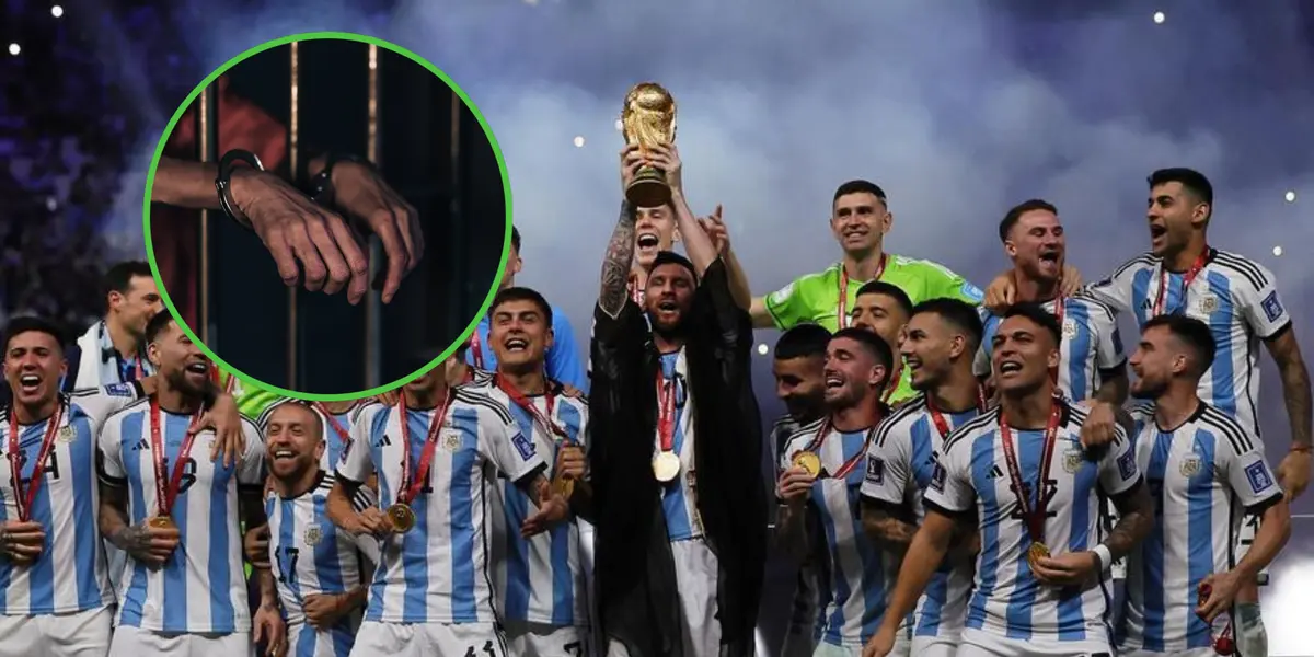 Argentina celebra la Copa del Mundo en Qatar 2022.