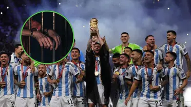 Argentina celebra la Copa del Mundo en Qatar 2022.