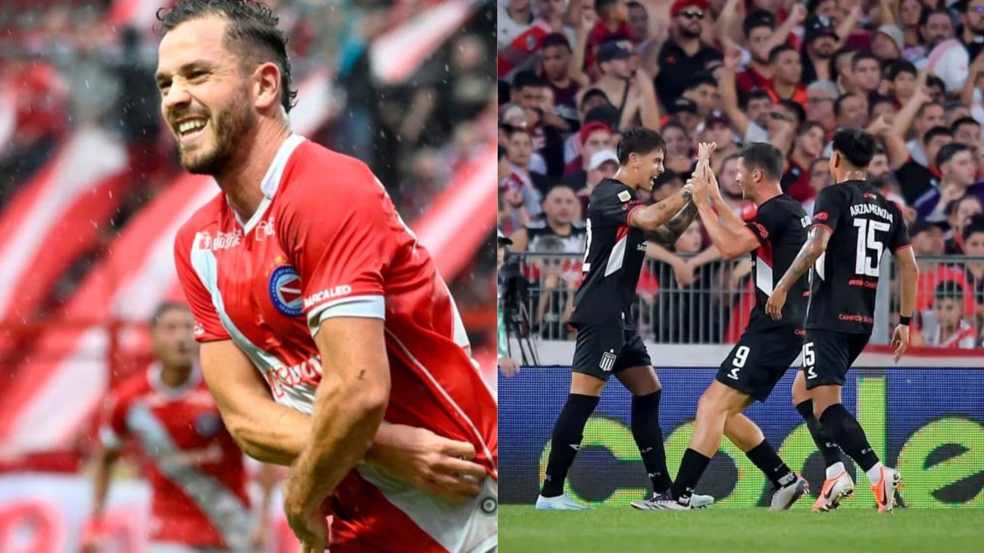 Argentinos Juniors y Estudiantes.