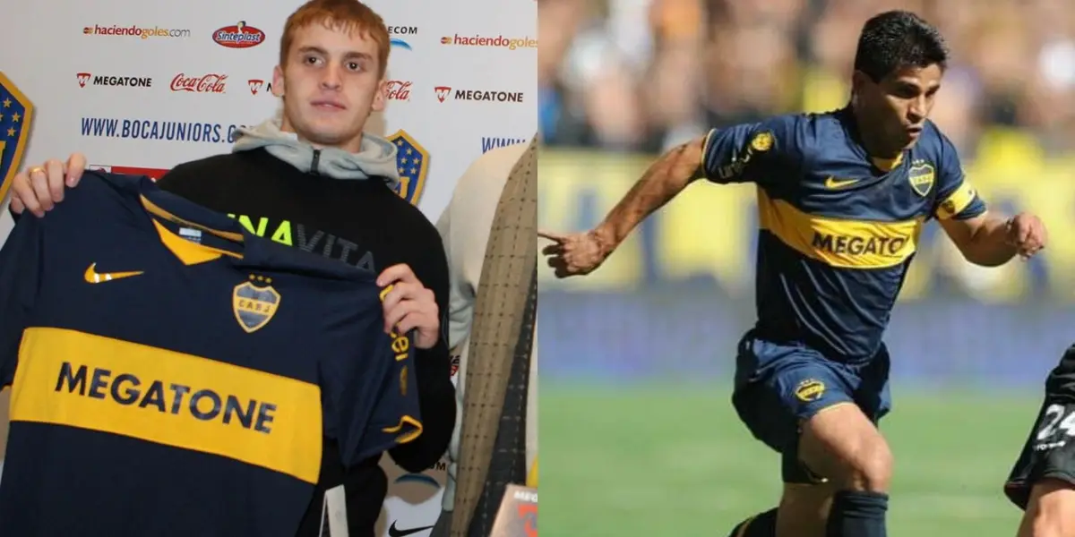 Arribó al Xeneize como promesa en el lateral derecho, jugó muy poco y debió retirarse joven por problemas extra futbolísticos.