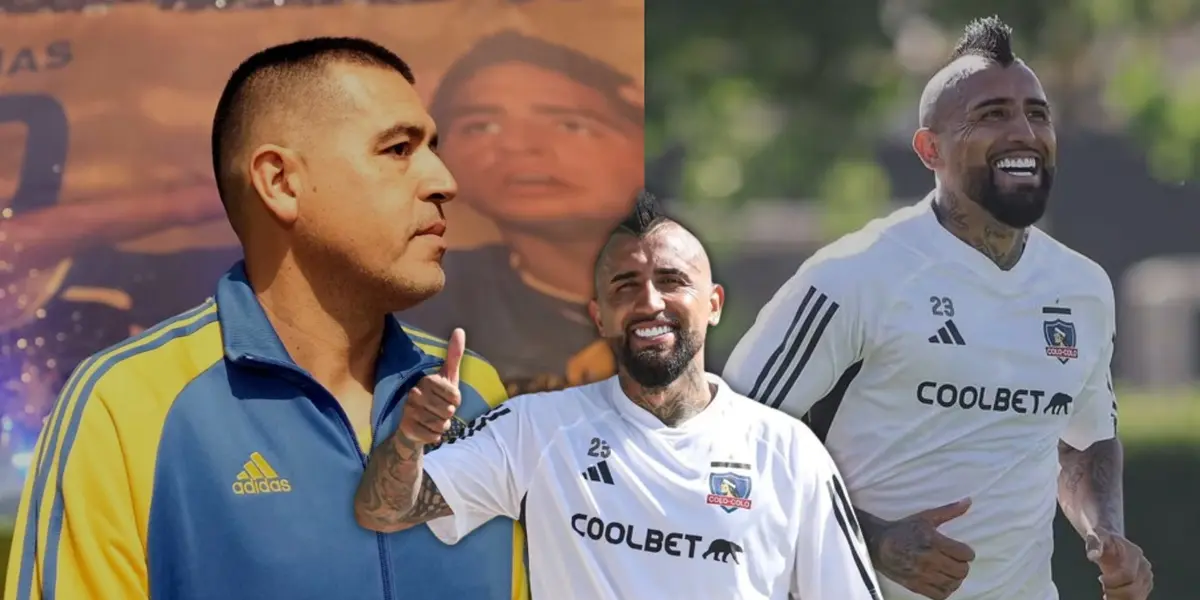 Arturo Vidal sobre Juan Román Riquelme.