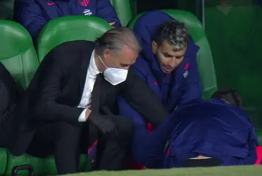 Atlético de Madrid derrotó a Betis de visitante 3 a 1 con dos goles de Joao Feliz, aunque la mala noticia tuvo que ver con la lesión del delantero argentino.