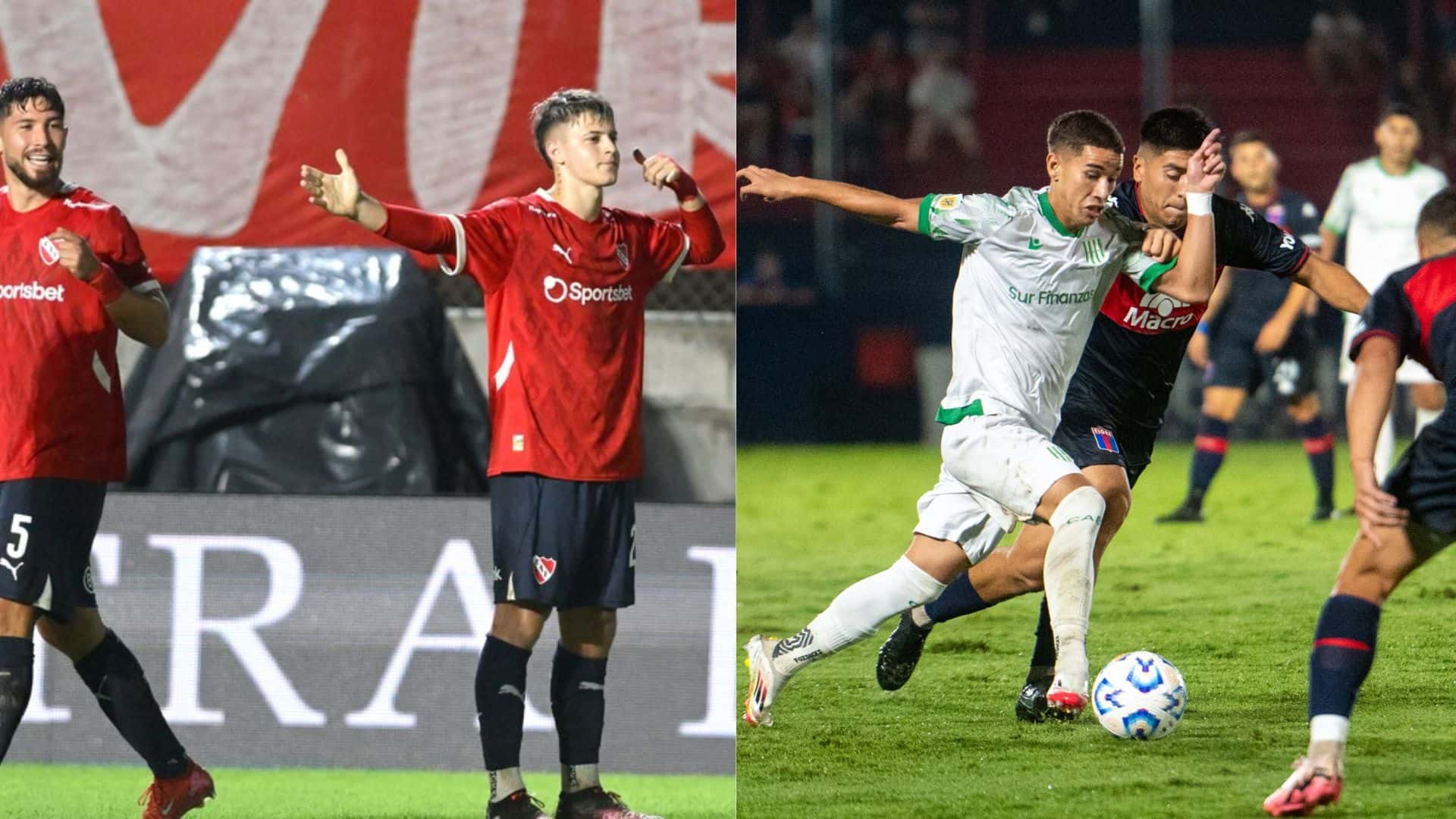 Banfield vs Independiente.