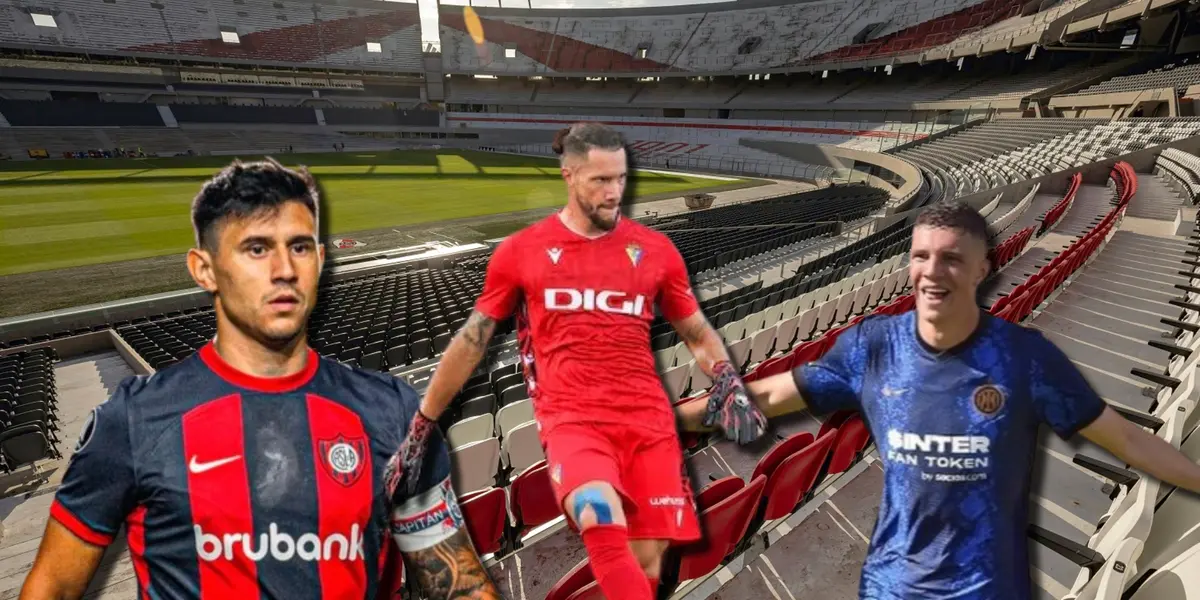 Bareiro, Ledesma y Carboni en el Monumental (edición).