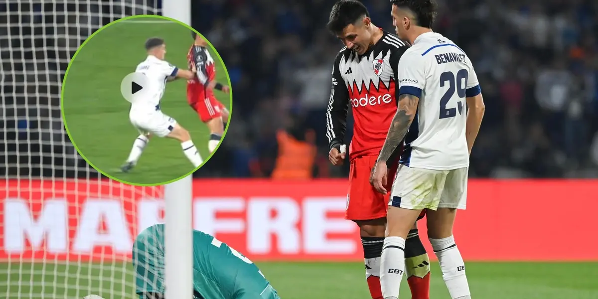 Bareiro recibió la falta de Suárez. (Foto: EFE)