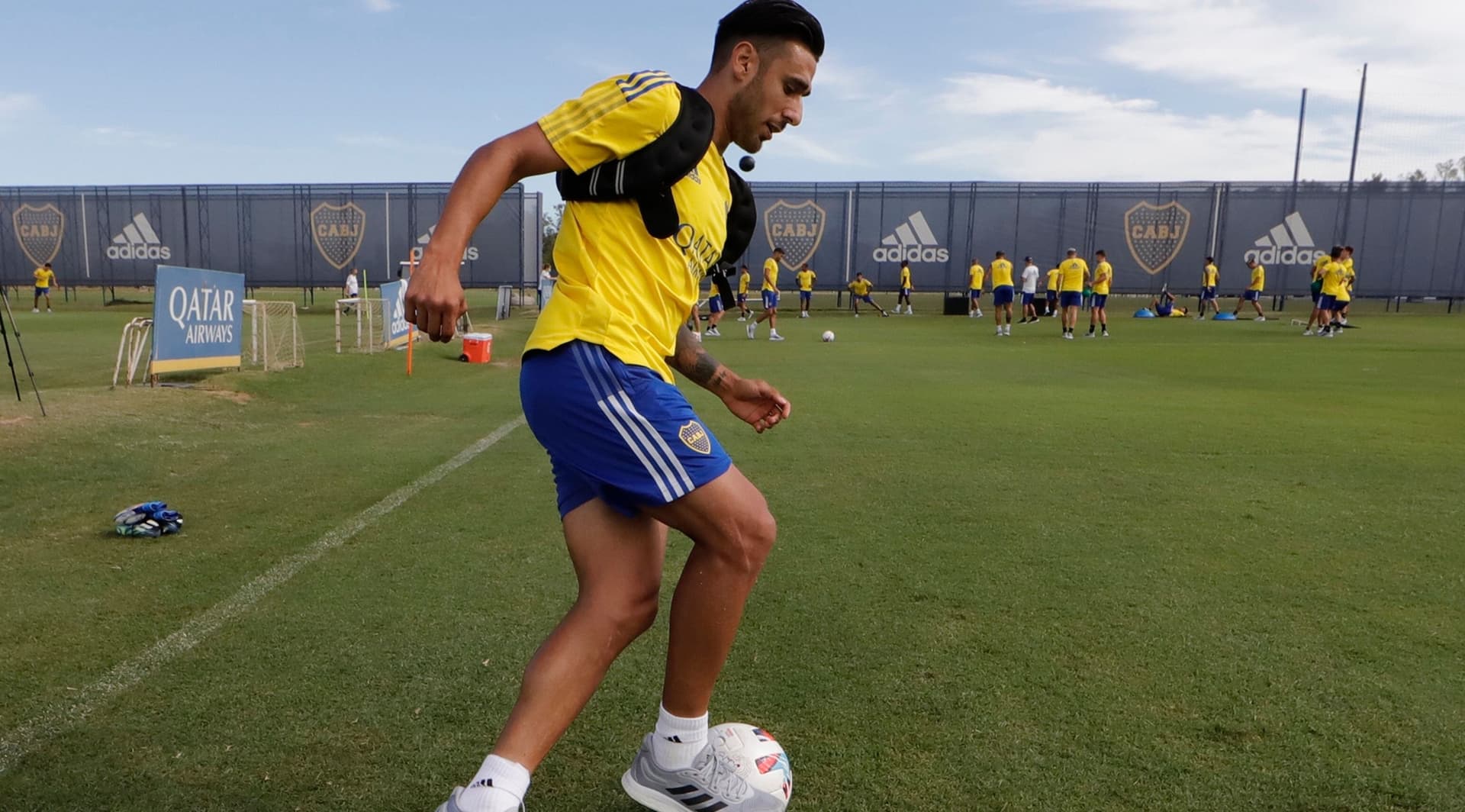 Battaglia, luego del entrenamiento de hoy, definió el once alternativo para recibir a Unión