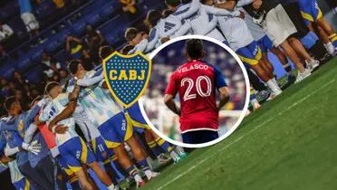 Boca Juniors y Alan Velasco Foto: Boca Oficial y FC Dallas