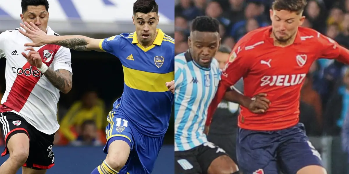 Boca vs River e Independiente vs Racing.