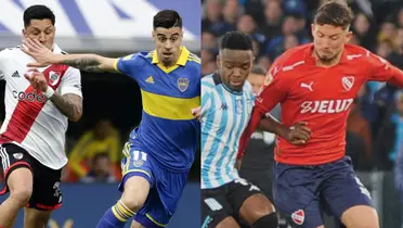 Boca vs River e Independiente vs Racing.