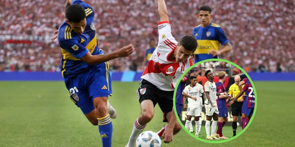 Boca vs River y Real Madrid vs Barcelona