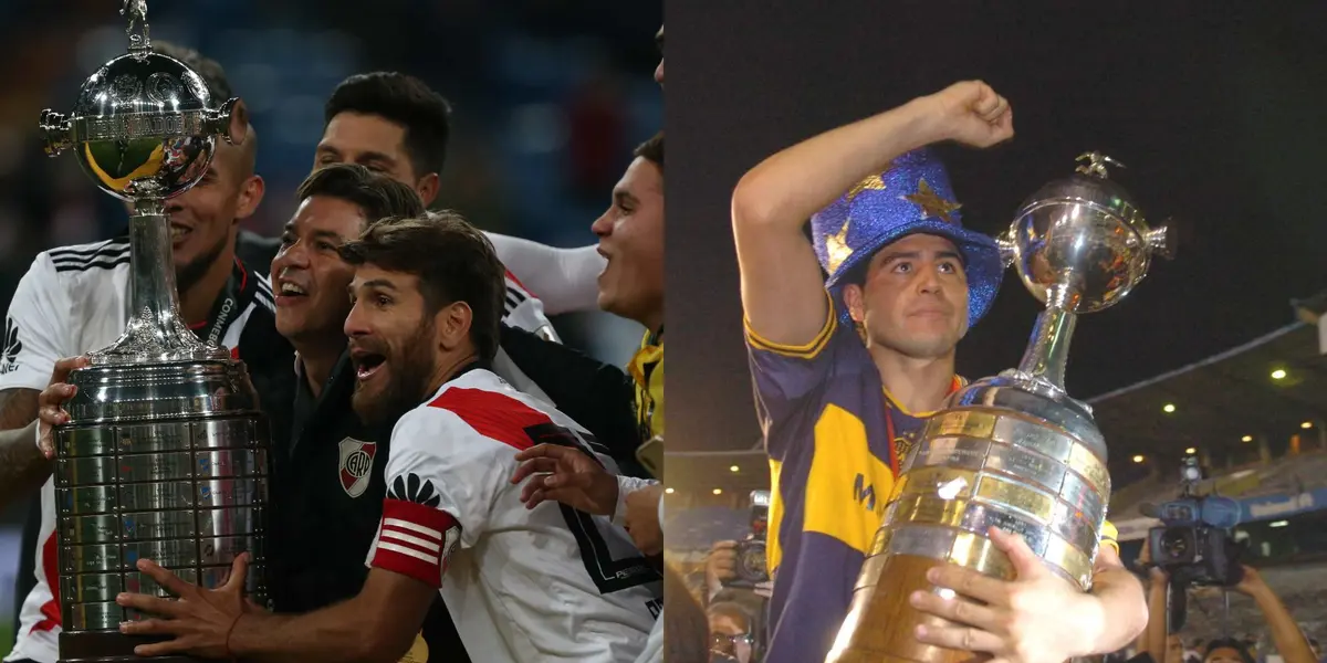 Boca y River con la Libertadores.