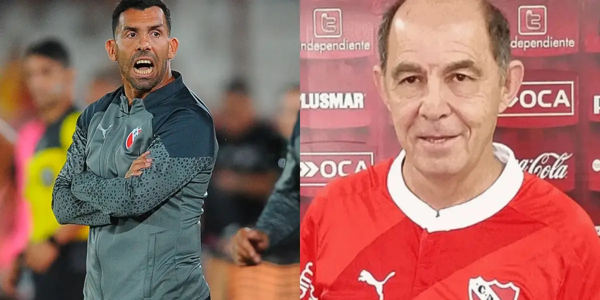 Bochini tuvo un gesto con Tevez en medio de las críticas