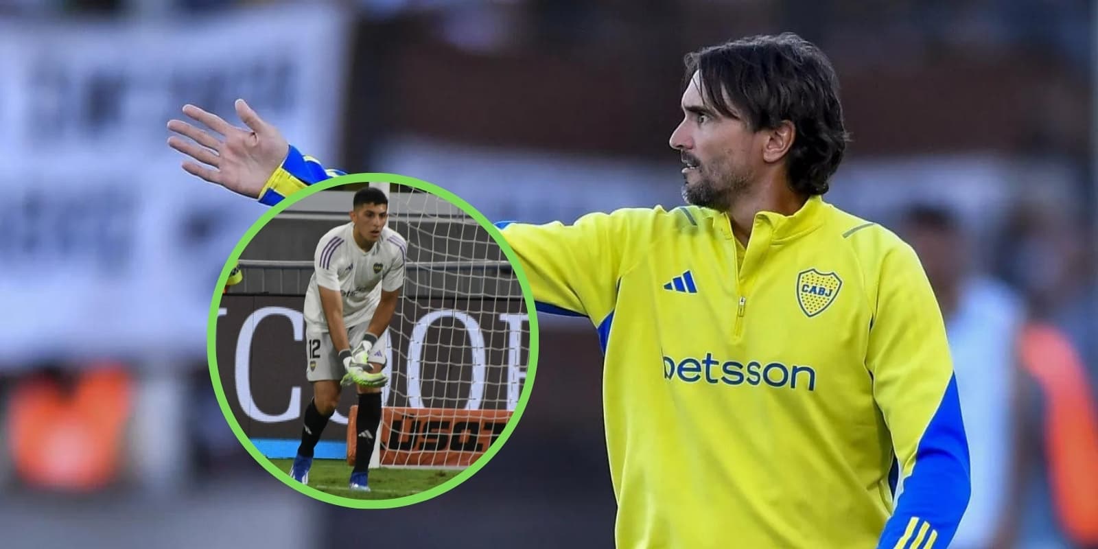 Brey junto a Diego Martínez.