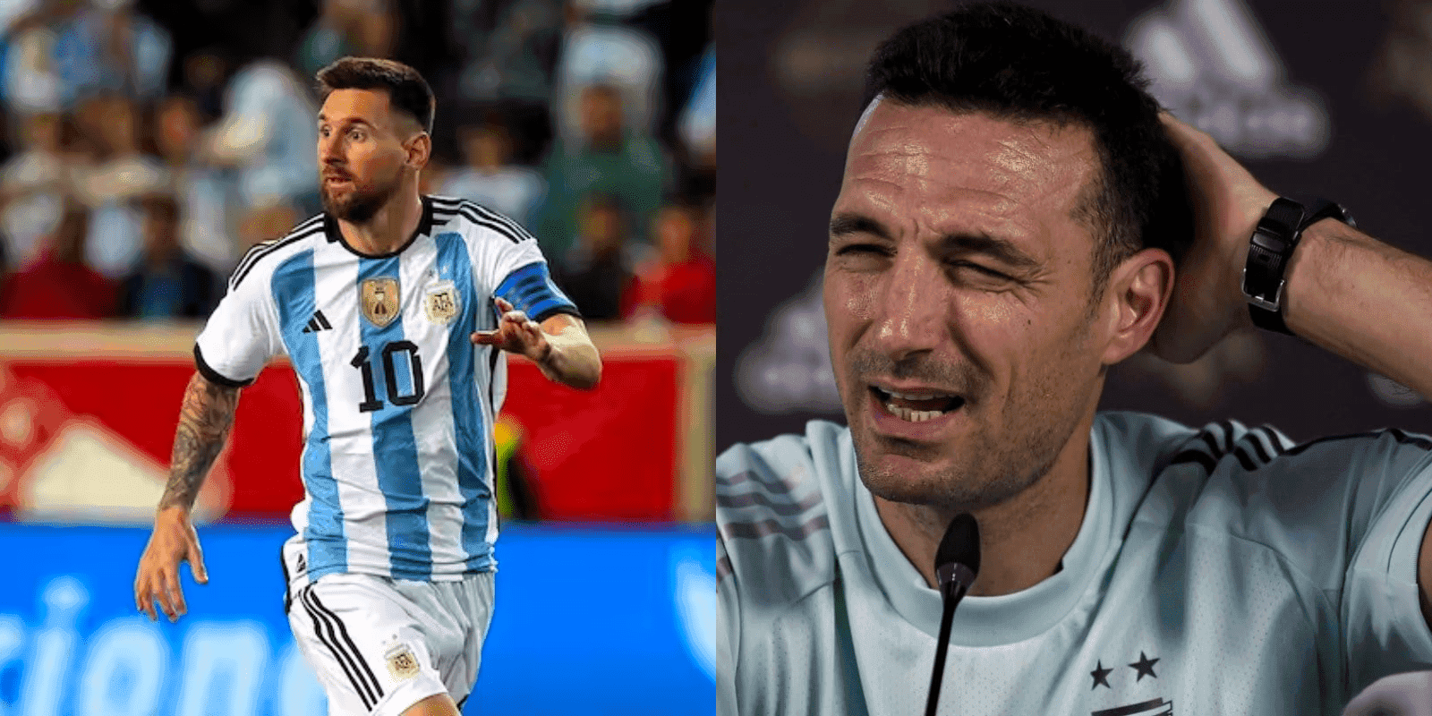 Brilla en Europa, es fijo en la convocatoria, pero no entra en la consideración de Scaloni como titular