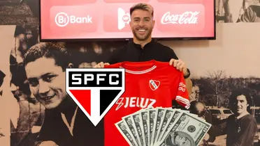 Sao Paulo pagó 2 millones por él, el valor actual de Buffarini en Independiente