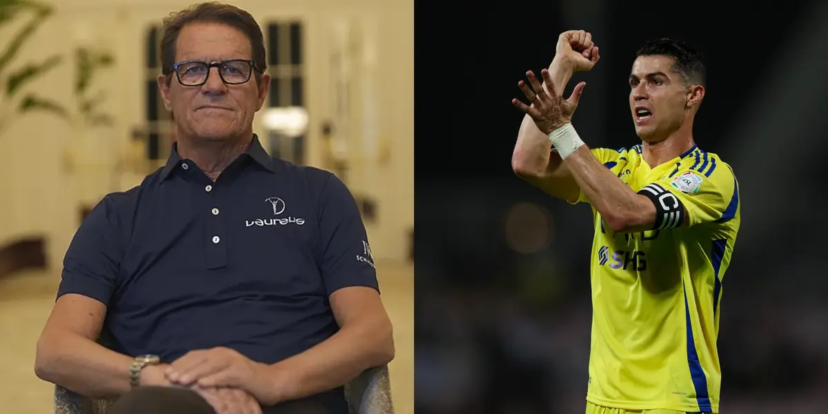 Capello y Cristiano Ronaldo