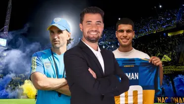 Carlos Alcaraz, uno de los mejores tenistas del mundo, presenció la victoria de Boca Juniors