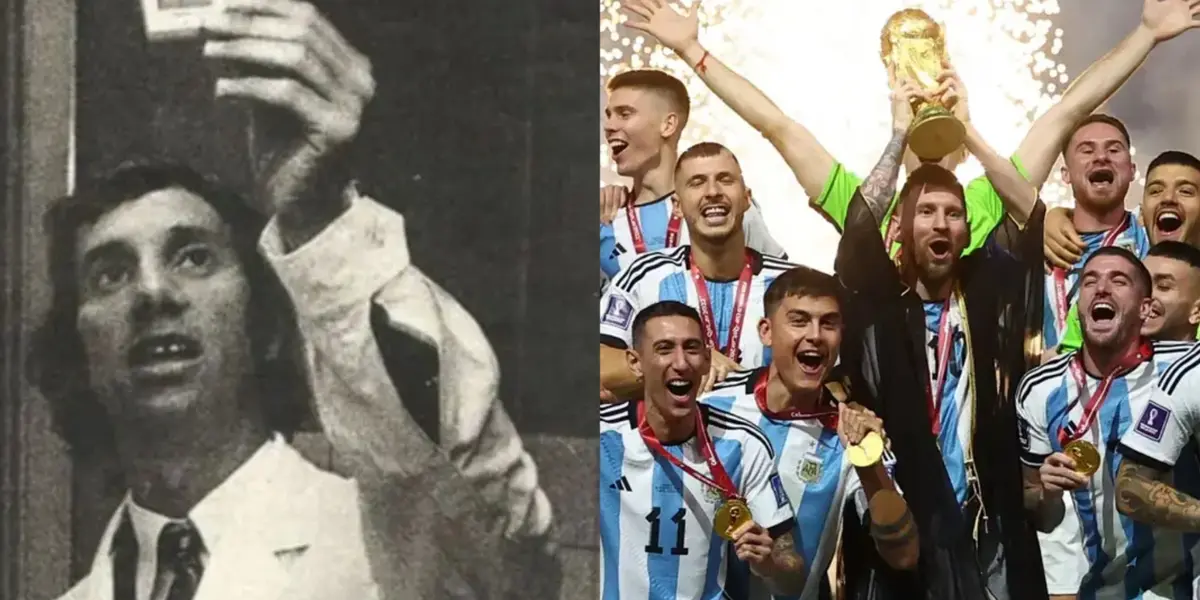 Carlos Bilardo ejerciendo su profesión de médico