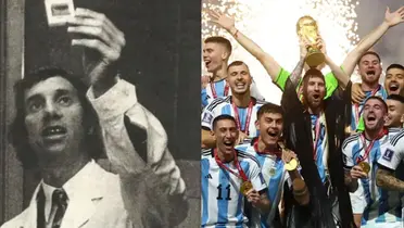 Carlos Bilardo ejerciendo su profesión de médico