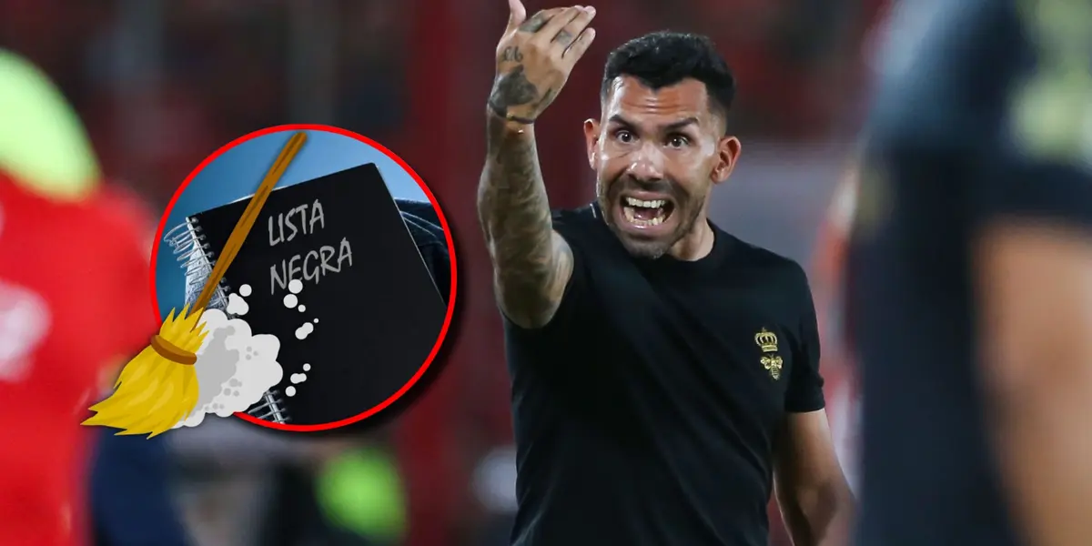 Carlos Tévez, actual entrenador de Independiente de Avellaneda.