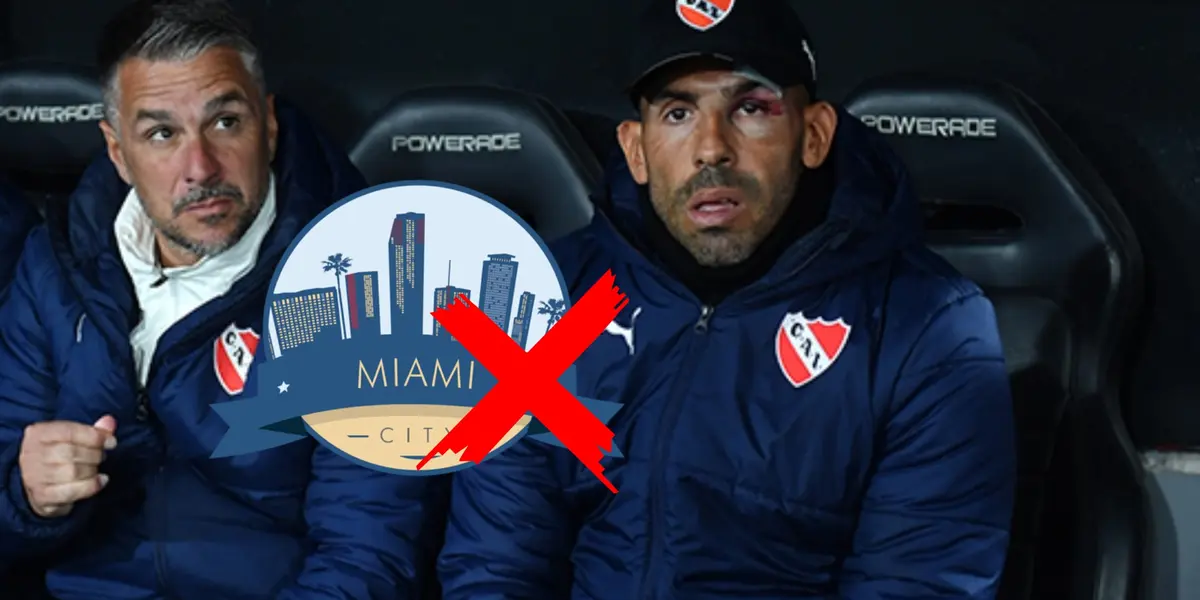 Carlos Tévez perdió la posbilidad de hacer la pretemporada en Miami