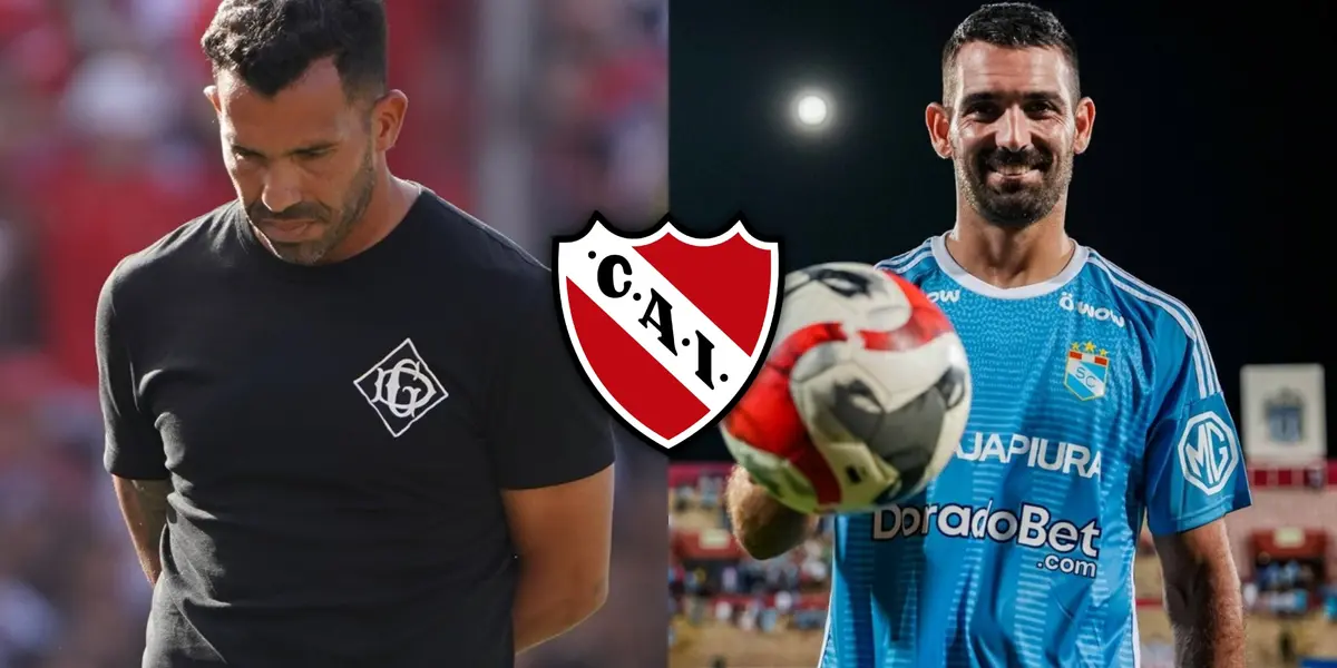 Carlos Tévez y Martín Cauteruccio.