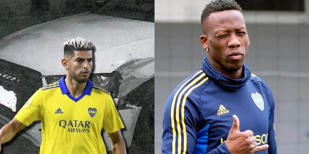 Carlos Zambrano en Boca (2022} y Luis Advíncula.