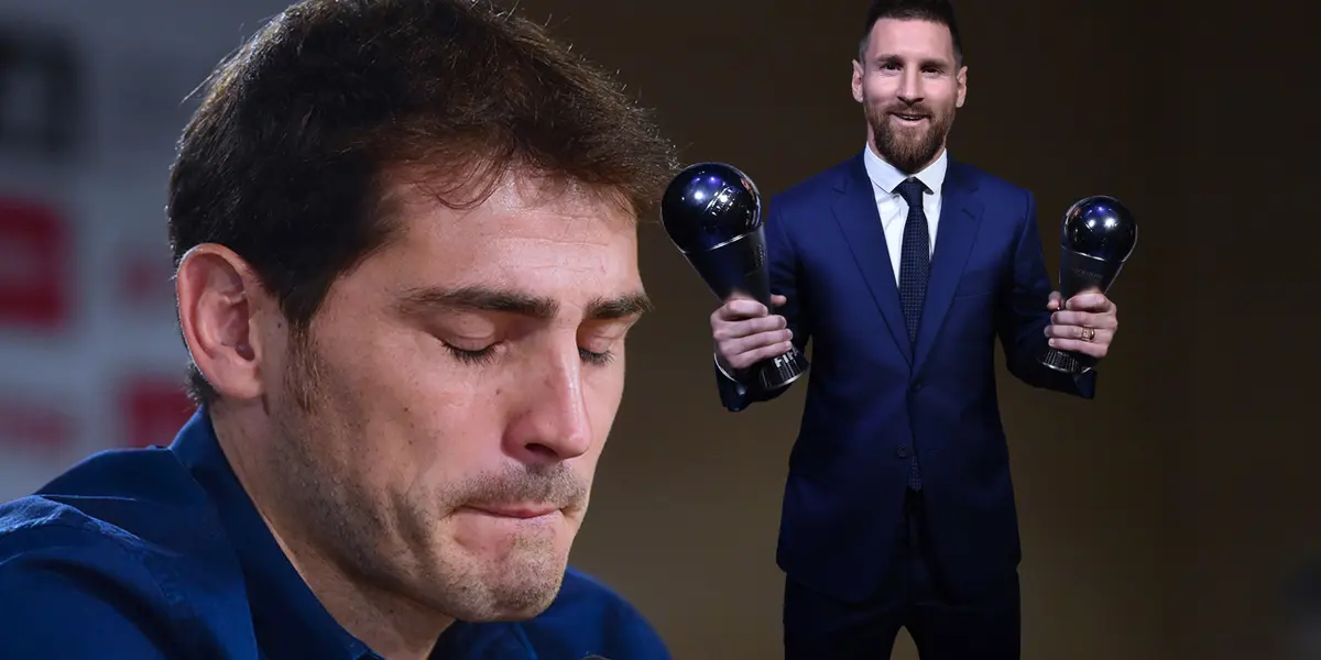 Casillas se quejó del The Best de Messi