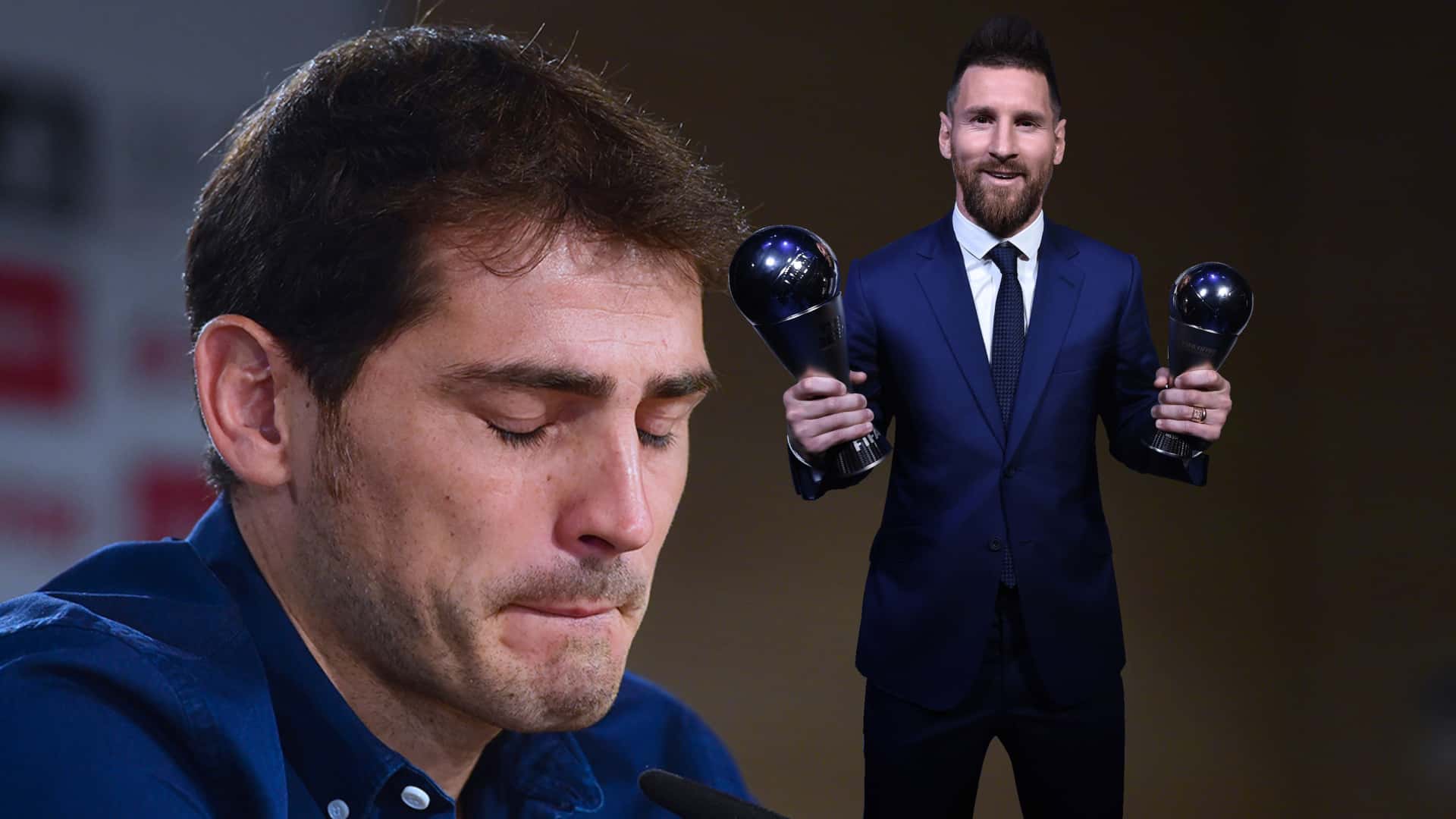 Casillas se quejó del The Best de Messi