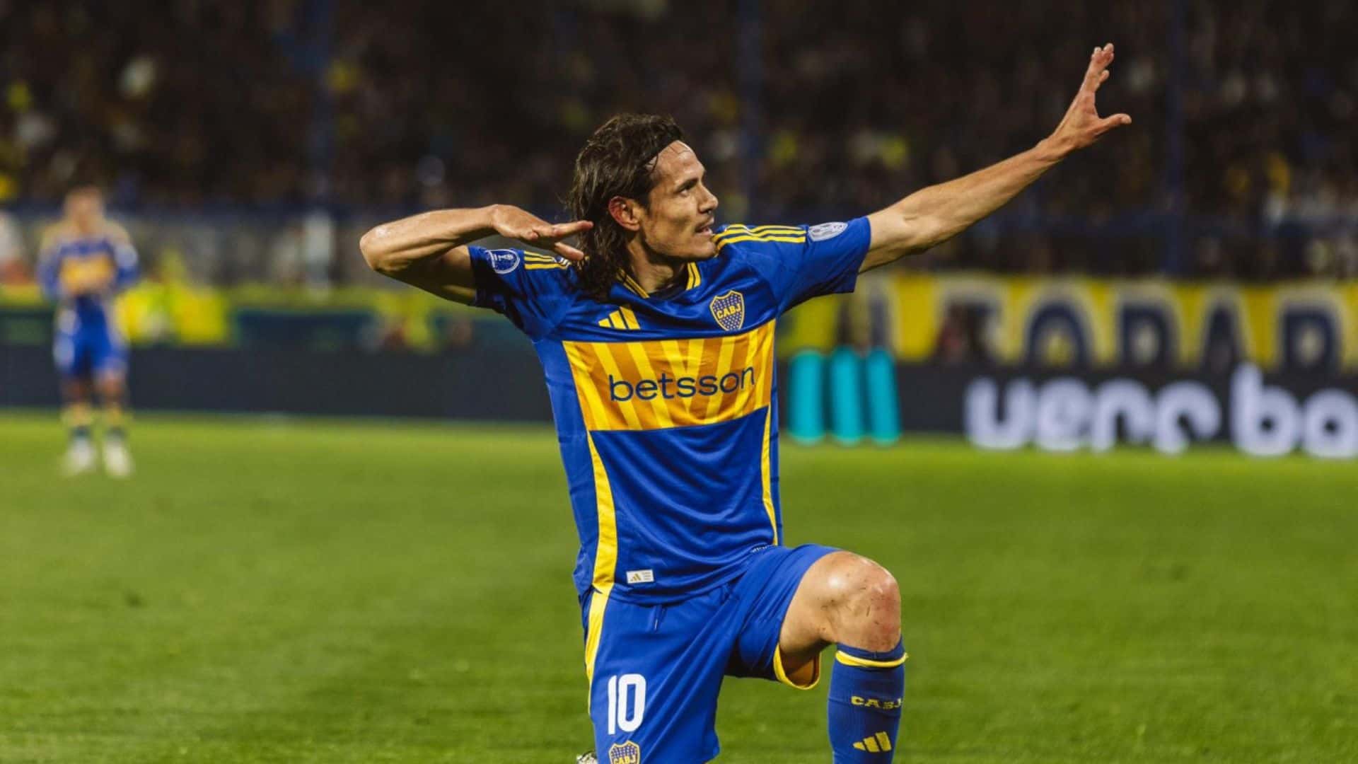 Cavani marcó el gol de la victoria de Boca.