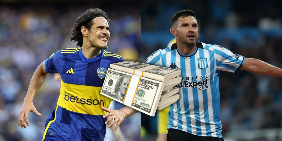 Cavani y Maravilla Martínez.