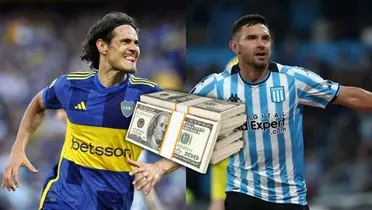 Cavani y Maravilla Martínez.